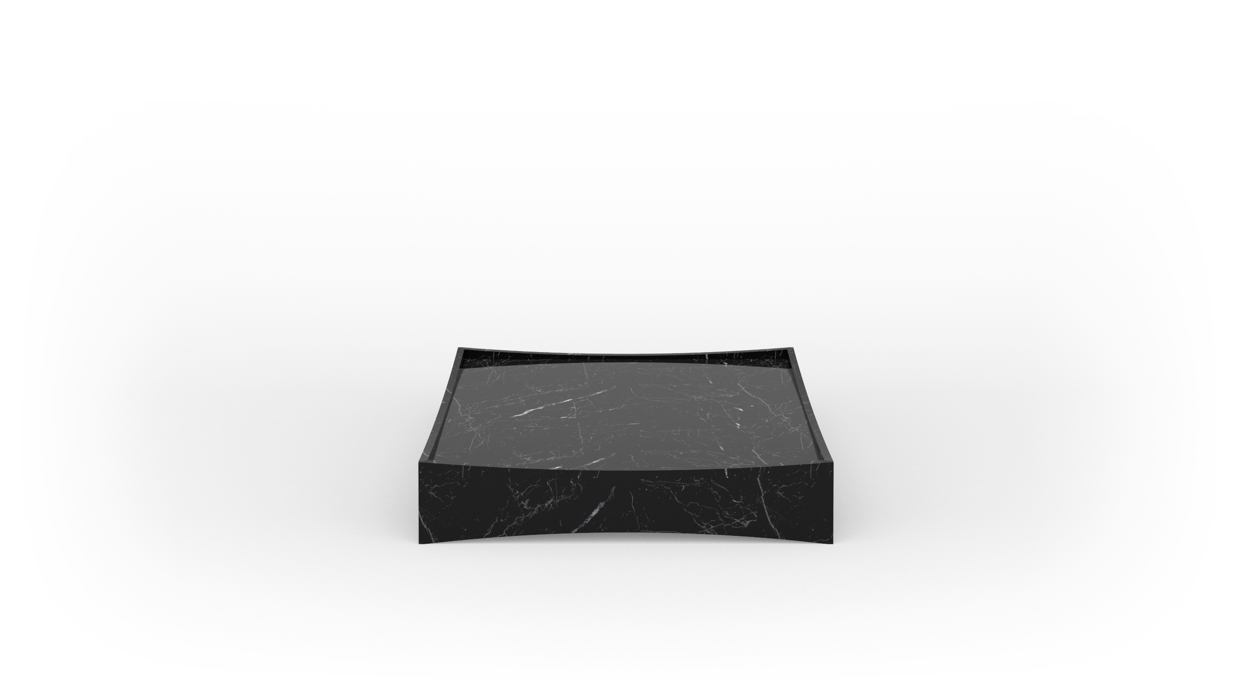 Black Marquina matt polished