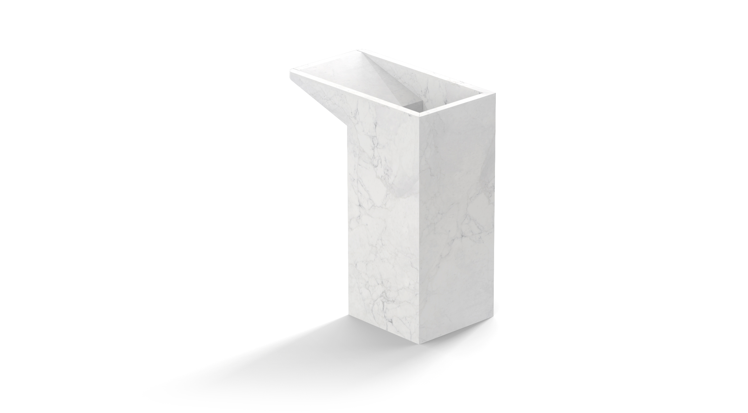 White Carrara levigato