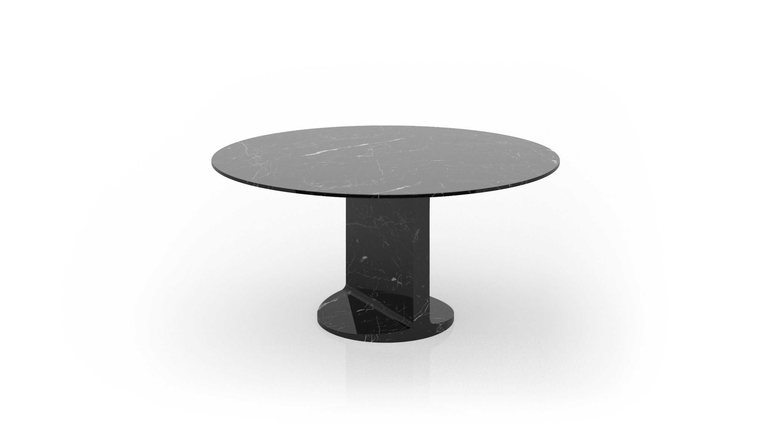 Black Marquina matt polished