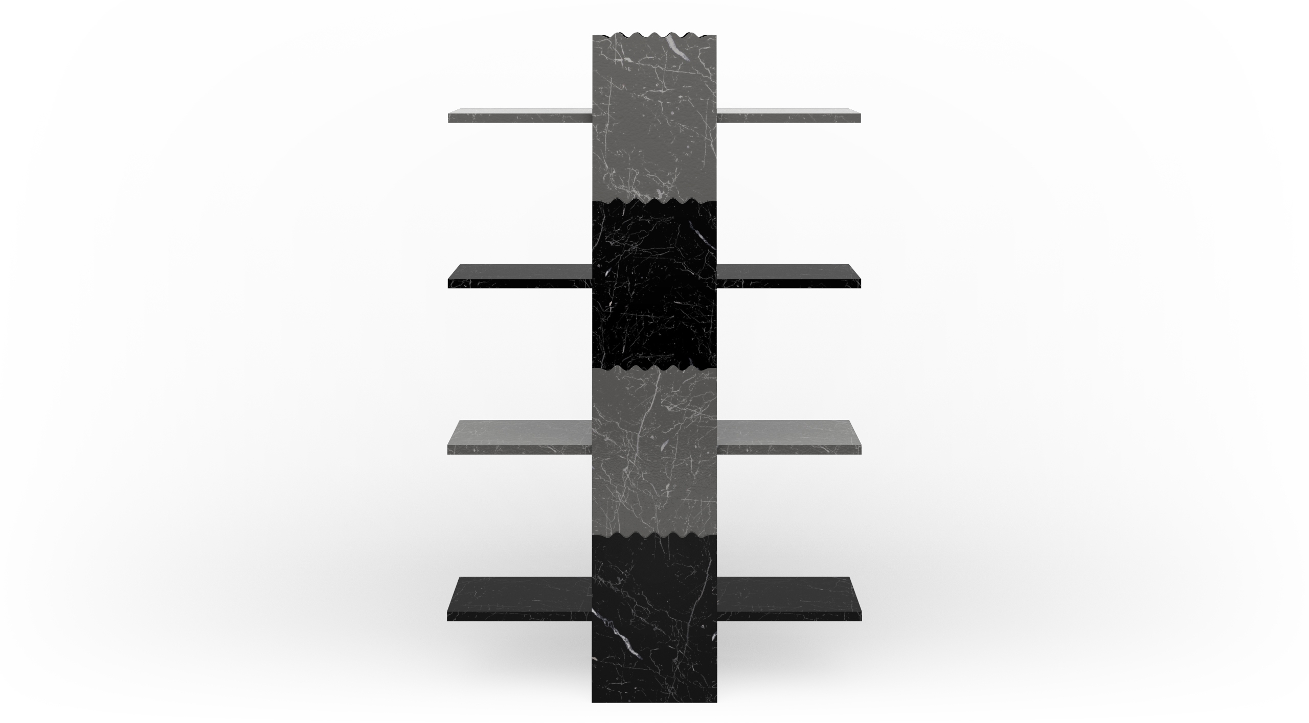 Black Marquina matt polished