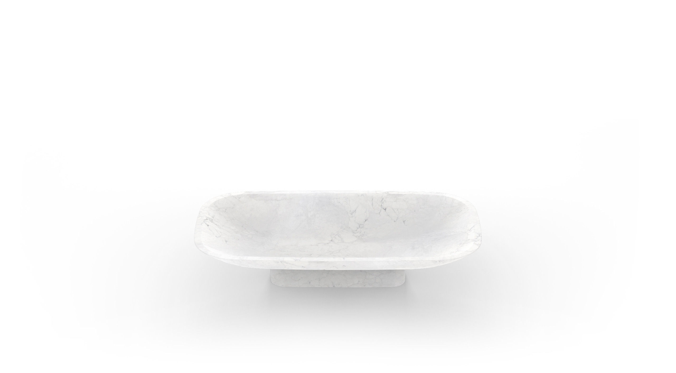 White Carrara matt polished