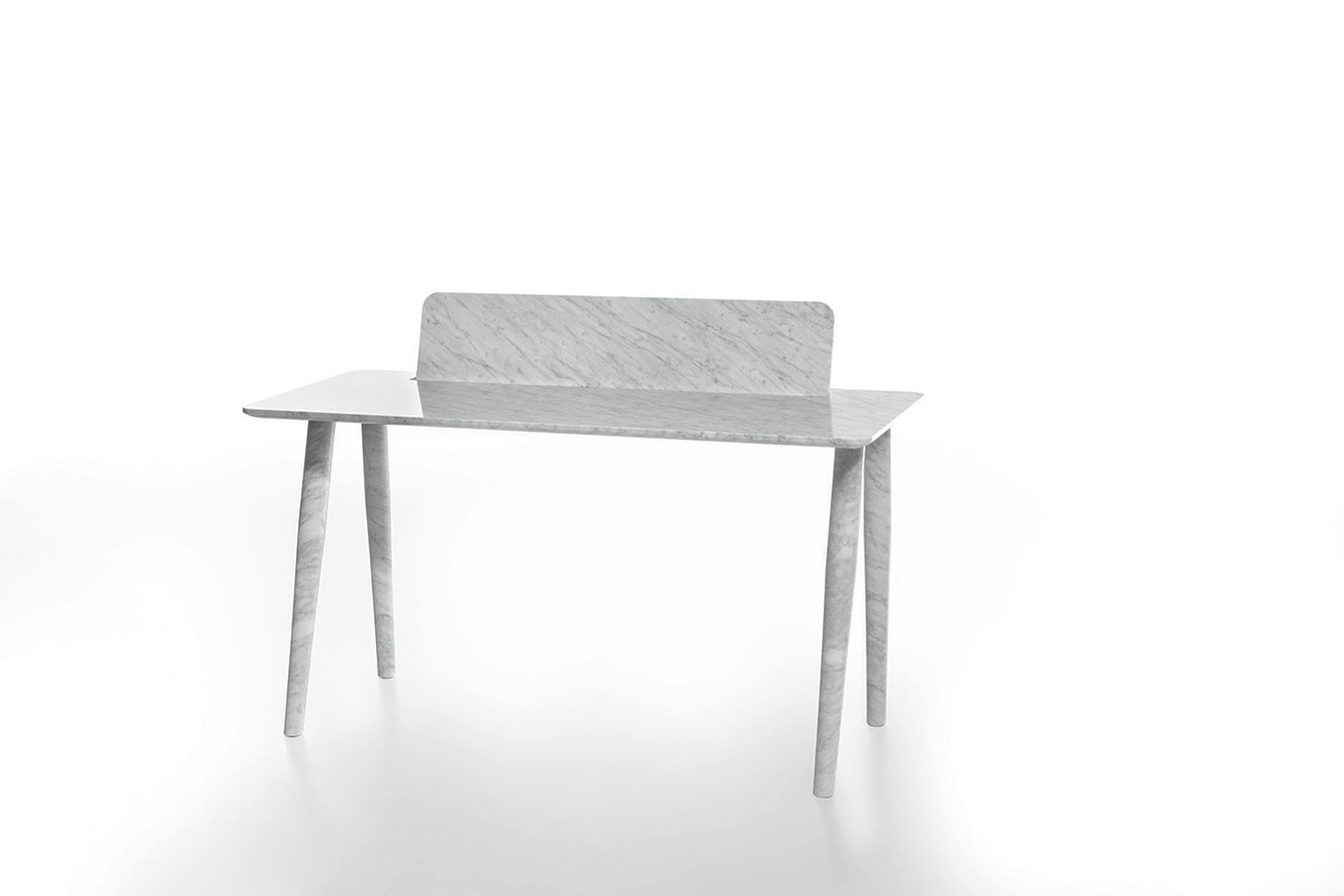 Writing Desk In White Carrara Marble Toio Products Marsotto