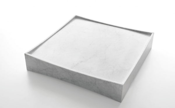 Low table in White Carrara marble
