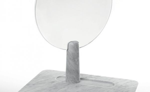 dressing table in White Carrara marble