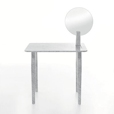 Isa dressing table in marble