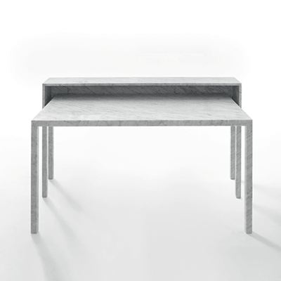 Rendez vous 87 desk in marble